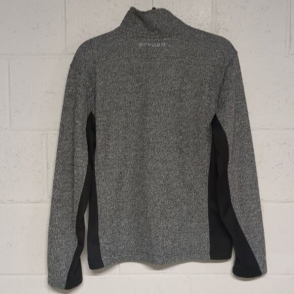 Women's Spyder Black and Gray Full-Zip Jacket Size Small - Picture 4 of 6
